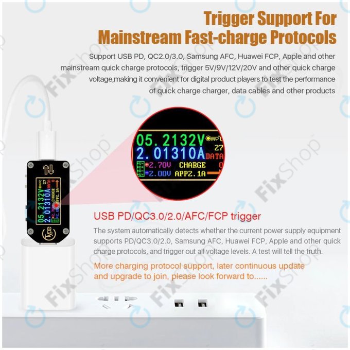 Multimetr USB (USB‑C), Joy-it JT-TC66C