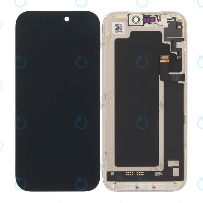 Wyświetlacz Soft OLED 120Hz dla iPhone 17 Pro, Ekran dotykowy z ramką, DIAGNOSTIC