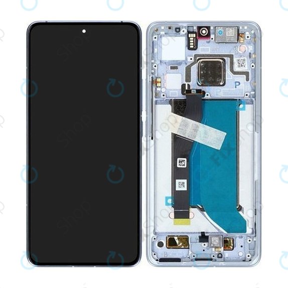 Wyświetlacz do Xiaomi 14T Pro, Ekran dotykowy z ramką, Titan Blue, 56001700N1200, Genuine Service Pack
