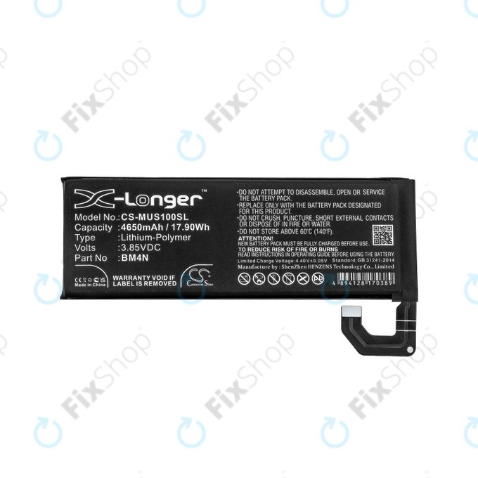 Bateria dla Xiaomi Mi 10 M2001J2G, 4650mAh, Li-Pol, 3.85 V, BM4N, HQ