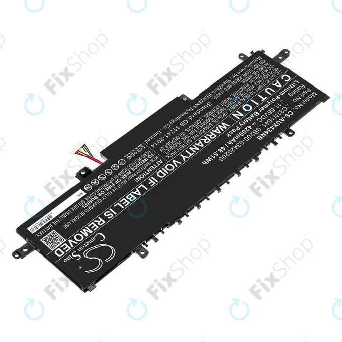 Bateria do Asus ZenBook 14, Flip 14, 4200mAh, Li-Pol, 11.55V, C31N1841, HQ