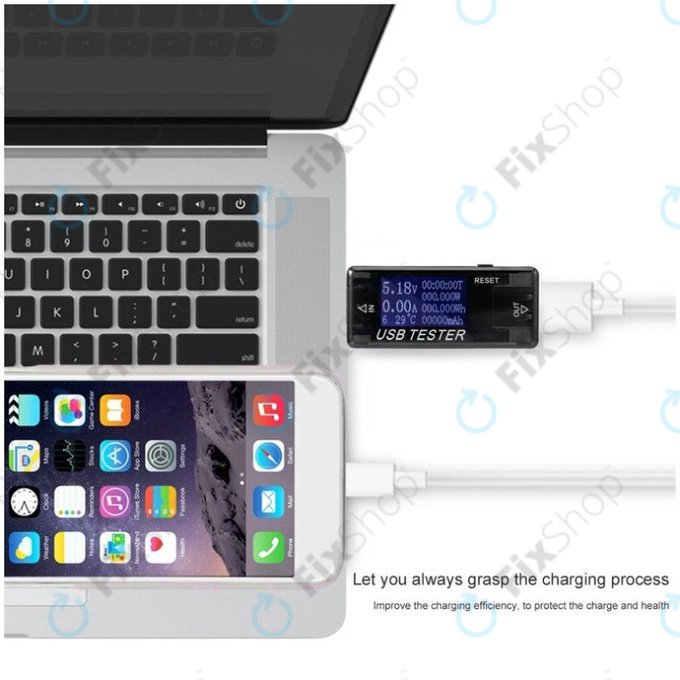 Tester ładowania USB do smartfonów, Phonefix KWS-V21