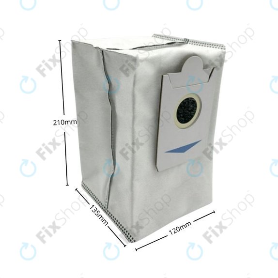 Worek na kurz, 3 szt., Węgiel aktywny do Ecovacs Deebot X2-series, X5-series