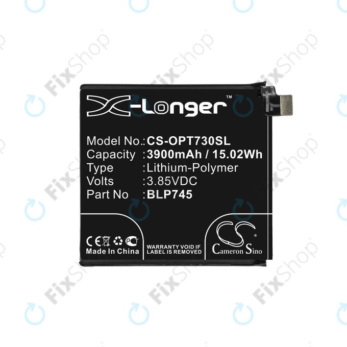 Bateria dla OnePlus 7T Pro, 3900mAh, Li-Pol, 3.85 V, BLP745, HQ