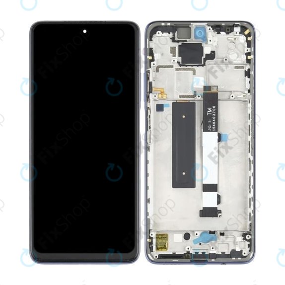 Wyświetlacz do Xiaomi Mi 10T Lite 5G, Ekran dotykowy z ramką, Pearl Grey, TFT