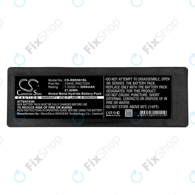 Bateria do Scanreco 590, Cifa, Effer, 3000mAh, Ni-MH, 7.2V, RSC7220, HQ