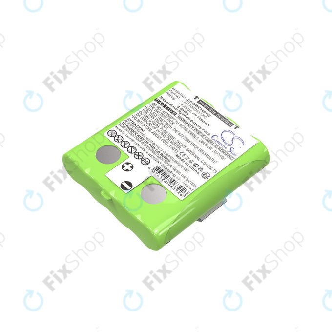 Bateria do Detewe Outdoor Pmr a Simvalley, 700mAh, Ni-MH, 4.8V, MT700D03XXC, HQ
