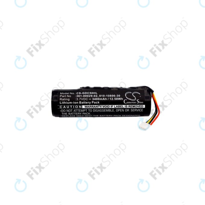 Bateria do Garmin Alpha 100, DC50, GAA002, GAA003, GAA004, T5, TT10, TT15, 010-10806-30, 010-11828-03, 361-00029-02, 3400mAh, HQ