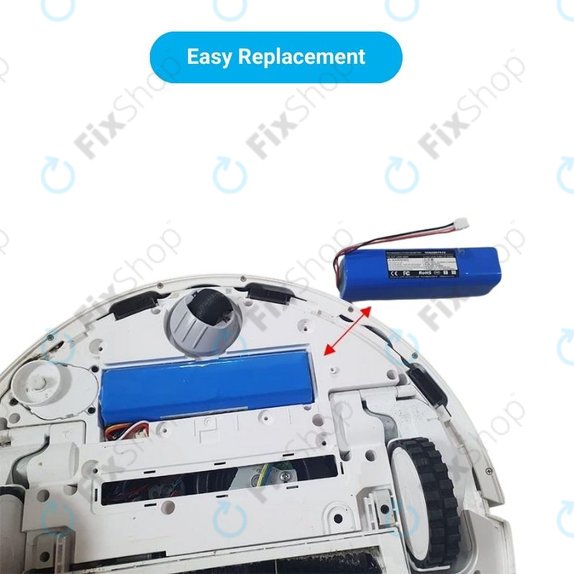 Bateria do Xiaomi EVA, EVE Plus, Viomi S9, Dreame D10 Plus, L10, Lenovo T1 Pro, Lydsto R1, R1 Pro, S1, S1 Pro, XJT-2P4S-5200, Li-Ion, 14,4V 5200mAh