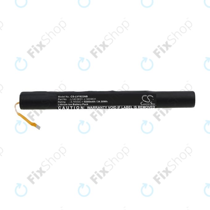 Bateria do Lenovo Yoga Tablet 2, 9200mAh, Li-Ion, 3.75V, L14C3K31, HQ