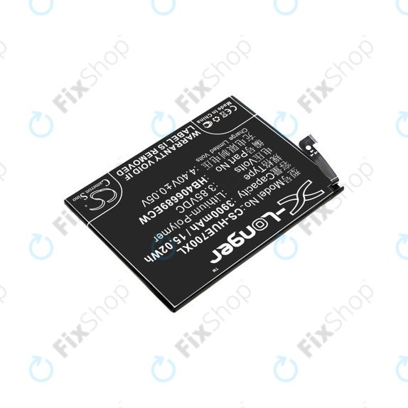 Bateria do Huawei Y7, 3900mAh, Li-Pol, 3.85V, HB406689ECW, HQ