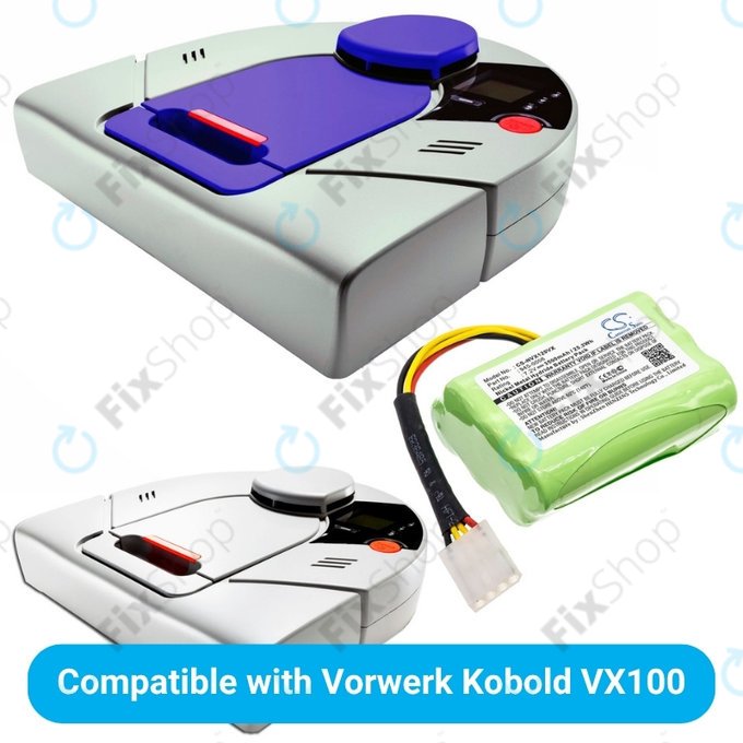 Bateria do Vorwerk Kobold VX100, 945-0006, Ni-MH, 7,2V 3500mAh, HQ