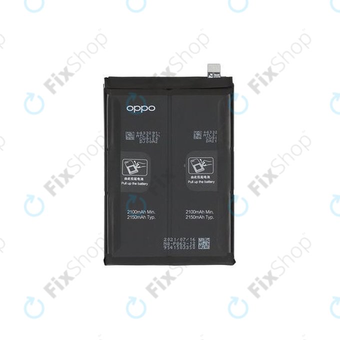 Bateria do Oppo Reno 6 5G CPH2251, BLP863, 4300mAh, 4907758, Genuine Service Pack