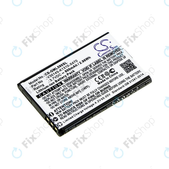 Bateria do Saiet Lumina, Ready, Single, Brondi Amico Favoloso, Gigaset GI390, 590, 800mAh, Li-Ion, 3.7V, V30145-K1310-X470, HQ