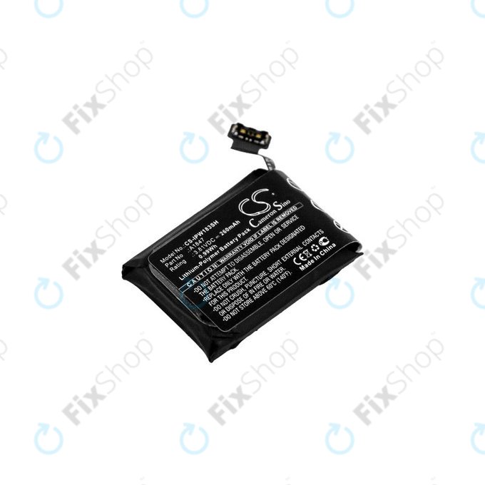 Bateria dla Apple Watch 3 38 mm, 260mAh, GPS Version, Li-Pol, 3.81 V, A1847, HQ