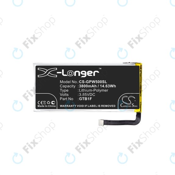 Bateria dla Google Pixel 5, 3800mAh, Li-Pol, 3.85 V, GTB1F, HQ