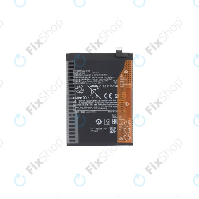 Bateria do Xiaomi Redmi Note 13 5G 2312DRAABC, BN5P, 5000mAh