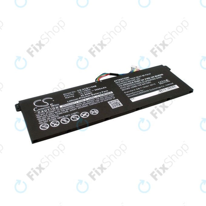 Bateria do Acer Aspire 5, 7 E5, V3, Chromebook 11, 13, 15, 3000mAh, Li-Pol, 15.2V, AC14B18K, HQ