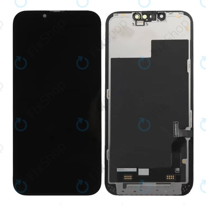 Wyświetlacz In-Cell FHD dla iPhone 13, Ekran dotykowy z ramką, FixPremium