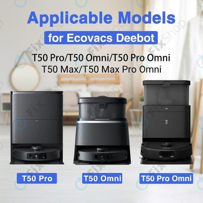 Filtr HEPA, 2 szt. do Ecovacs Deebot T50 Omni, T50 Pro Omni, T50 Max, T50 Max Pro Omni