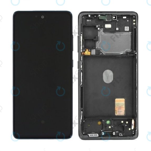 Wyświetlacz do Samsung S20 FE G780F, Ekran dotykowy z ramką, GH82-24220A, GH82-24219A, GH82-31329A, GH82-31321A, Cloud Navy, Genuine Service Pack