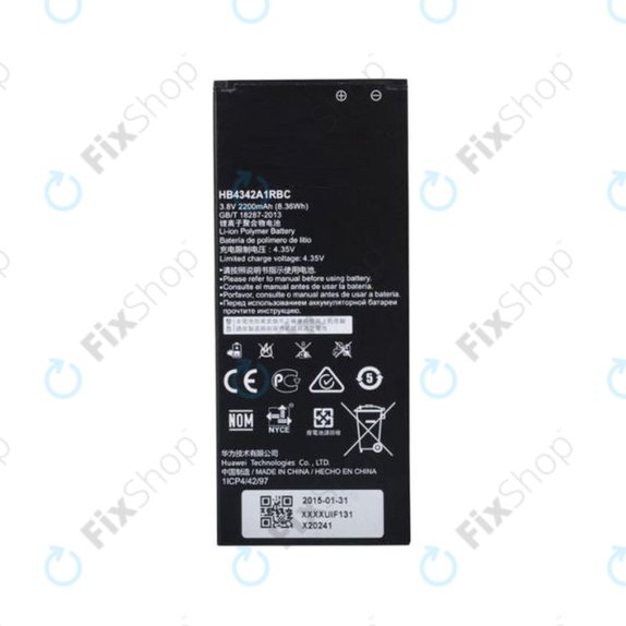 Bateria do Huawei Y6, HB4342A1RBC, 2200mAh