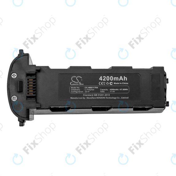 Bateria do Hubsan Zino H117s, Zino Pro, 4200mAh, Li-Pol, 11.4V, HQ