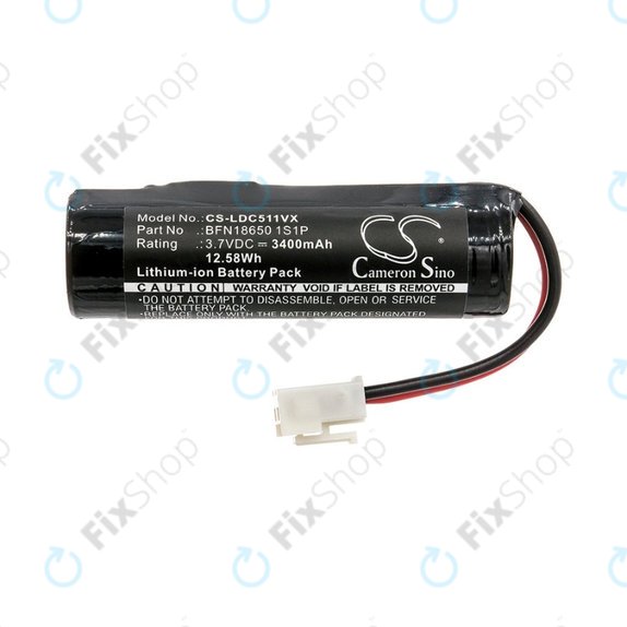 Bateria do Leifheit Dry&Clean 51000, 51002, 51113, 51114, BFN18650, 1S1P, Li-Ion, 3.7V, 3400mAh, HQ