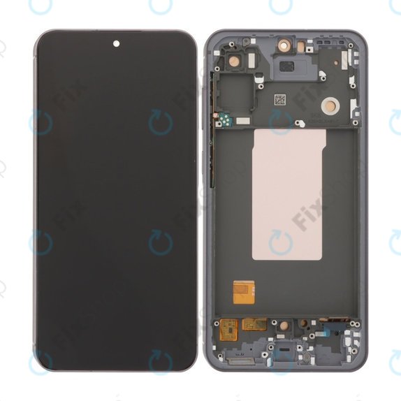 Wyświetlacz do Samsung Galaxy A56 A566E, Ekran dotykowy z ramką, Awesome Graphite, TFT