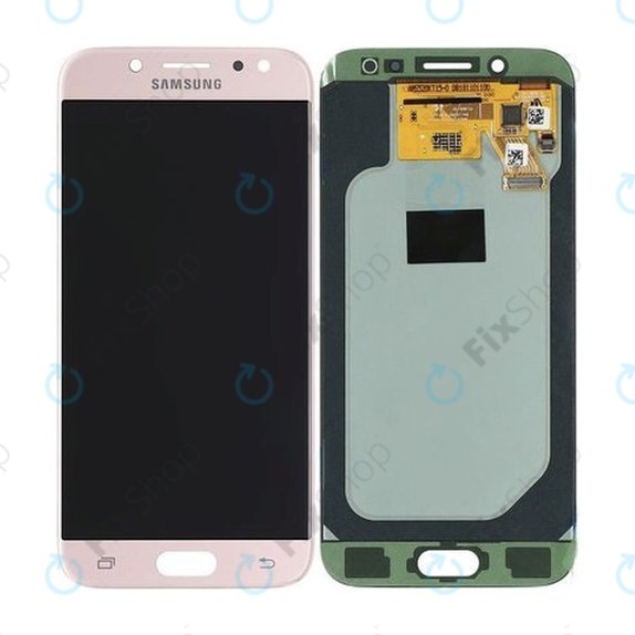 Wyświetlacz z ekranem dotykowym do Samsung J5 J530F (2017), GH97-20738D, GH97-20880D, Rózowy, Pink, Genuine Service Pack
