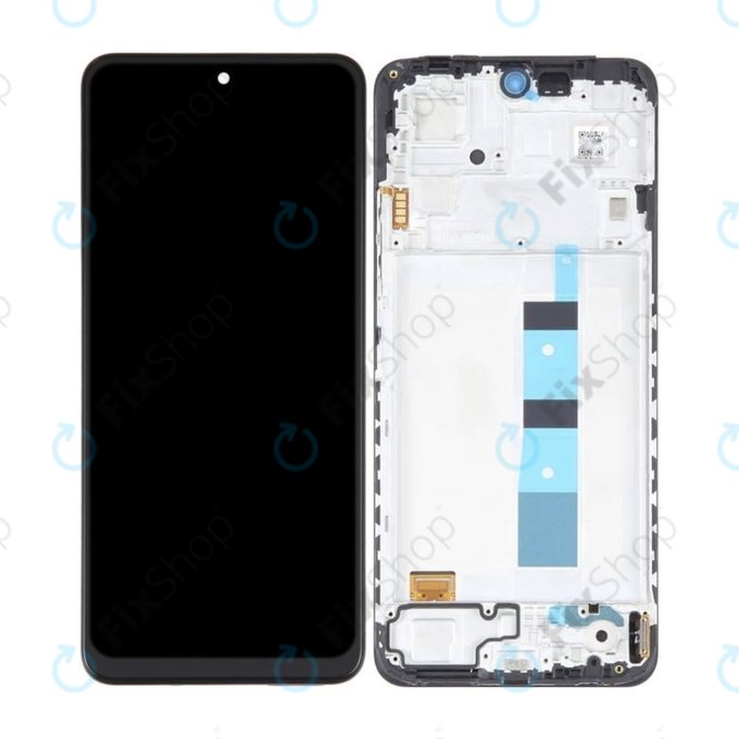 Wyświetlacz OLED do Xiaomi Redmi Note 12, Ekran dotykowy z ramką, Black