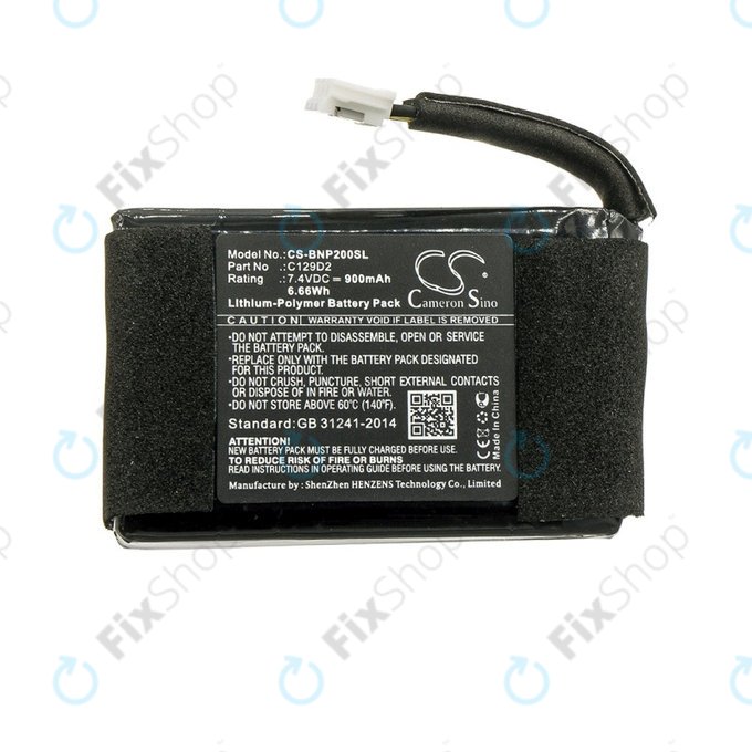 Bateria do Bang & Olufsen BeoPlay P2, C129D2, 900mAh, HQ