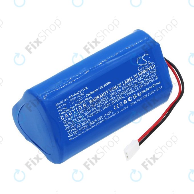 Bateria do Aquajack 211, 2600mAh, Li-Ion, 11.1V, PSD 18650, HQ