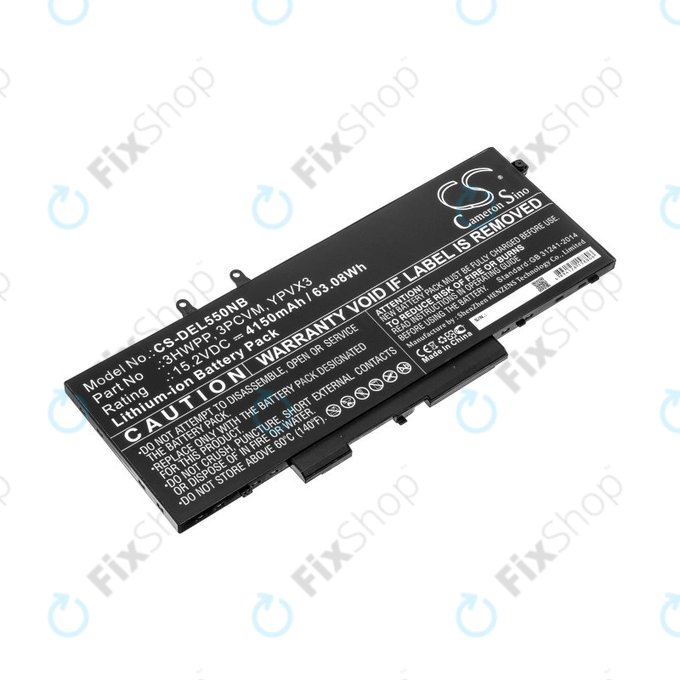 Bateria do Dell Latitude 5501, Latitude 5401, Latitude 14 5410, Latitude 15 5511, 4150mAh, Li-Ion, 15.2V, 3HWPP, HQ