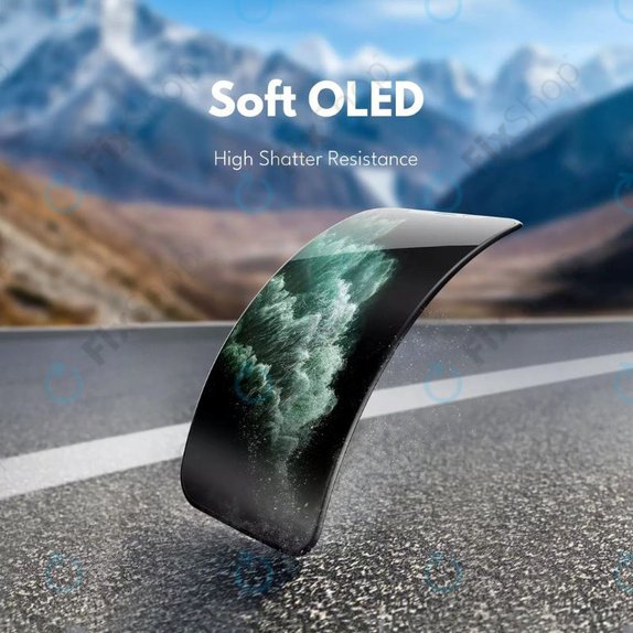 Wyświetlacz Soft OLED dla iPhone 16e, 17e, Ekran dotykowy z ramką, FixPremium