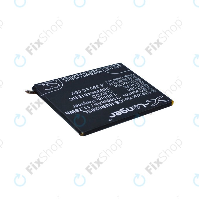 Bateria do Huawei Ascend Y6 2, Honor 5a, Huawei G7 Plus, 3100mAh, Li-Pol, 3.8V, HB396481EBC, HQ