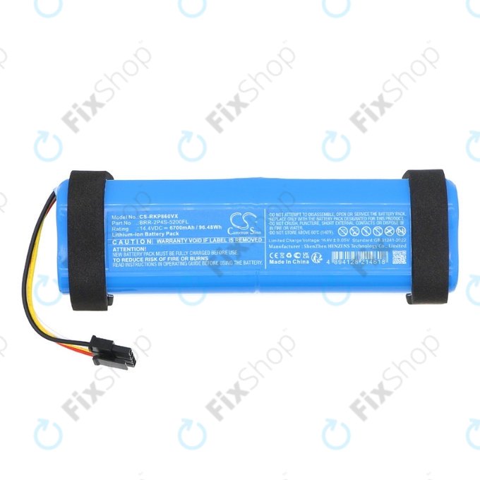 Bateria do Xiaomi Roborock Q5 Pro, Q5 Pro+, P10 Pro, BRR-2P4S-5200FL 14.4V, Li-Ion, 6700mAh, HQ
