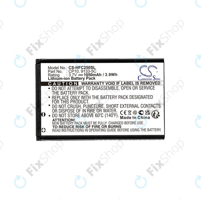 Bateria do Amplicomms Powertel M4000, Auro Comfort 1010, 1050mAh, Li-Ion, 3.7V, MM460BB, CP10, HQ