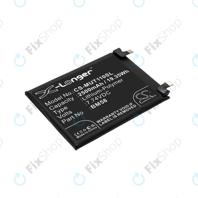 Bateria dla Xiaomi 11T Pro, 2500mAh, Li-Pol, 7.74 V, BM58, HQ