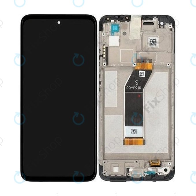 Wyświetlacz do Xiaomi Redmi 10 (2022) 21121119SG, 22011119UY, Ekran dotykowy z ramką, 560001K19S00, Carbon Gray, Genuine Service Pack
