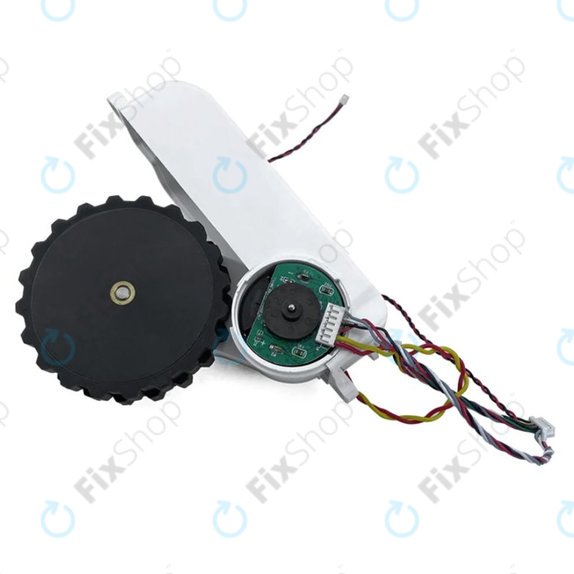 Koło z silnikiem do Xiaomi Mi Robot Vacuum Mop Pro (P), Viomi V2 Pro, V3, Prawy, Biały, White