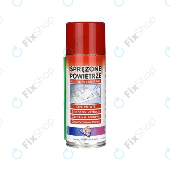 Spreżone powietrze w sprayu, Flammable, 400ml, Micro Chip Electronic