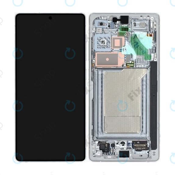 Wyświetlacz OLED do Samsung Galaxy S25 Ultra, Ekran dotykowy z ramką, Titanium Silverblue