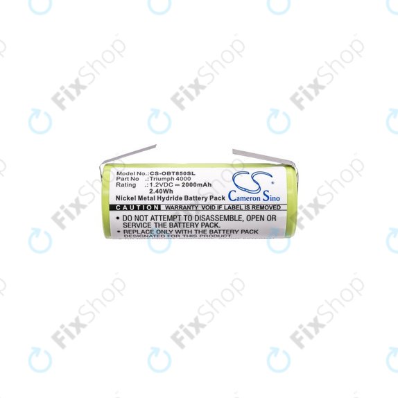 Bateria do Oral-B Triumph 4000, 2000mAh, Ni-MH, 1.2V, 3761, HQ