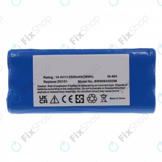 Bateria do Ecovacs Dibea ZN101, 0606004, Ni-MH, 14,4V 2500mAh
