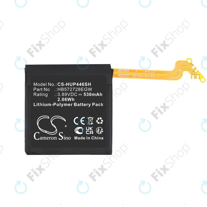Bateria do Huawei Watch GT4 46mm, 530mAh, Li-Pol, 3.89V, HB572728EGW, HQ