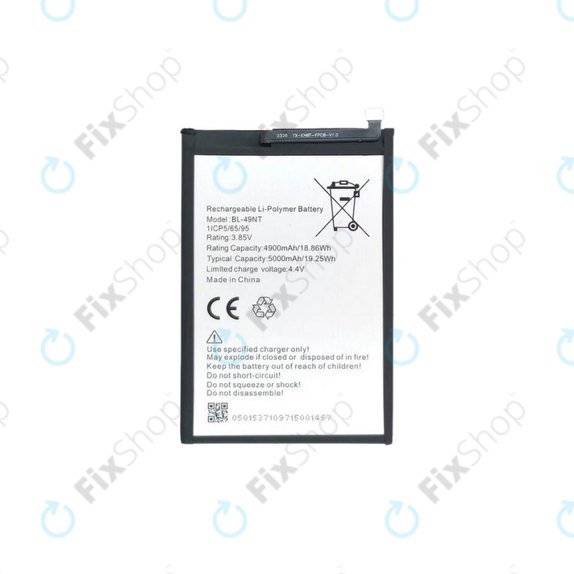 Bateria do Tecno Spark Go 2023, Pop 7 Pro, BL-49NT, 5000mAh