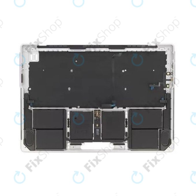 Górna rama klawiatury do MacBook Pro 14", A3185 (2024), z klawiaturą US i baterią, Silver, 661-50211, Genuine Apple