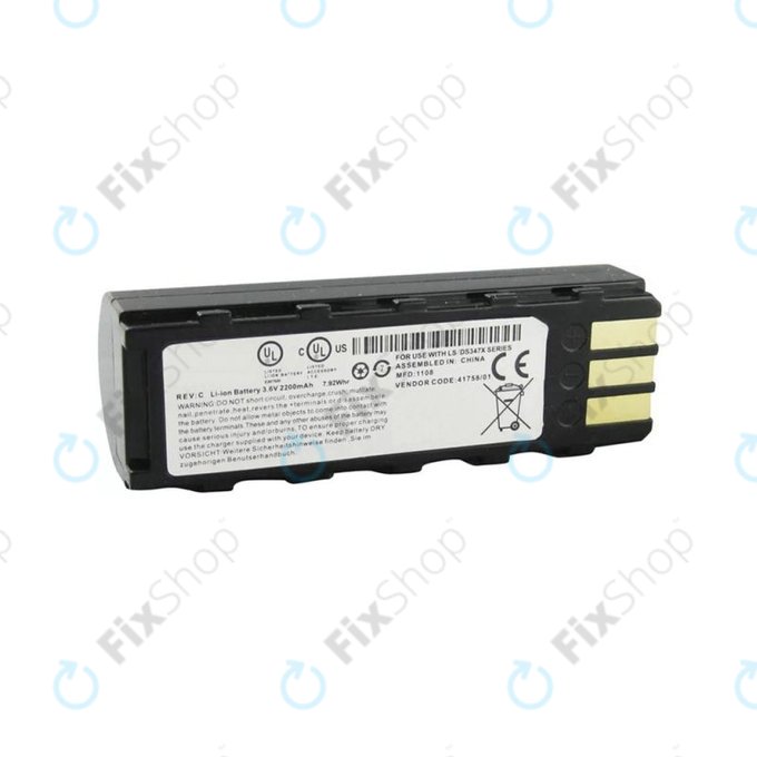 Bateria do Zebra DS3578, 2200mAh