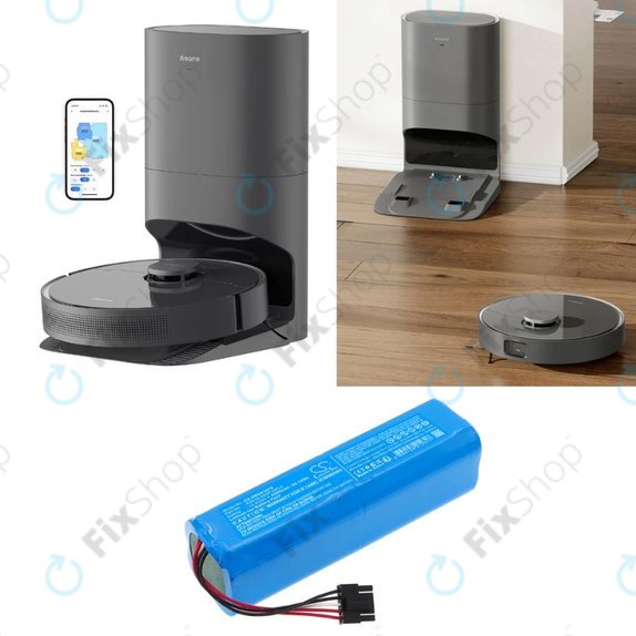 Bateria do Xiaomi Dreame Bot X30 Ultra, X40 Ultra, X40 Pro Ultra, L30 Ultra, D10s Plus, R2416-4S2P-HPLS 14.4V, Li-Ion, 6300mAh, HQ